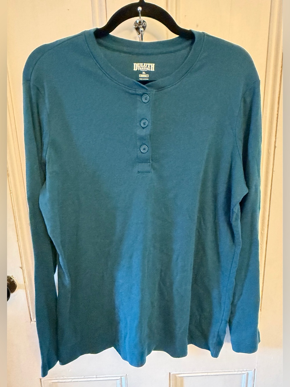 Duluth Trading Co. Women's Longtail T Long Sleeve Henley Size XL